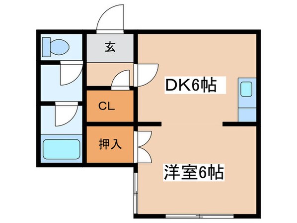 サンユーハイツⅡの物件間取画像